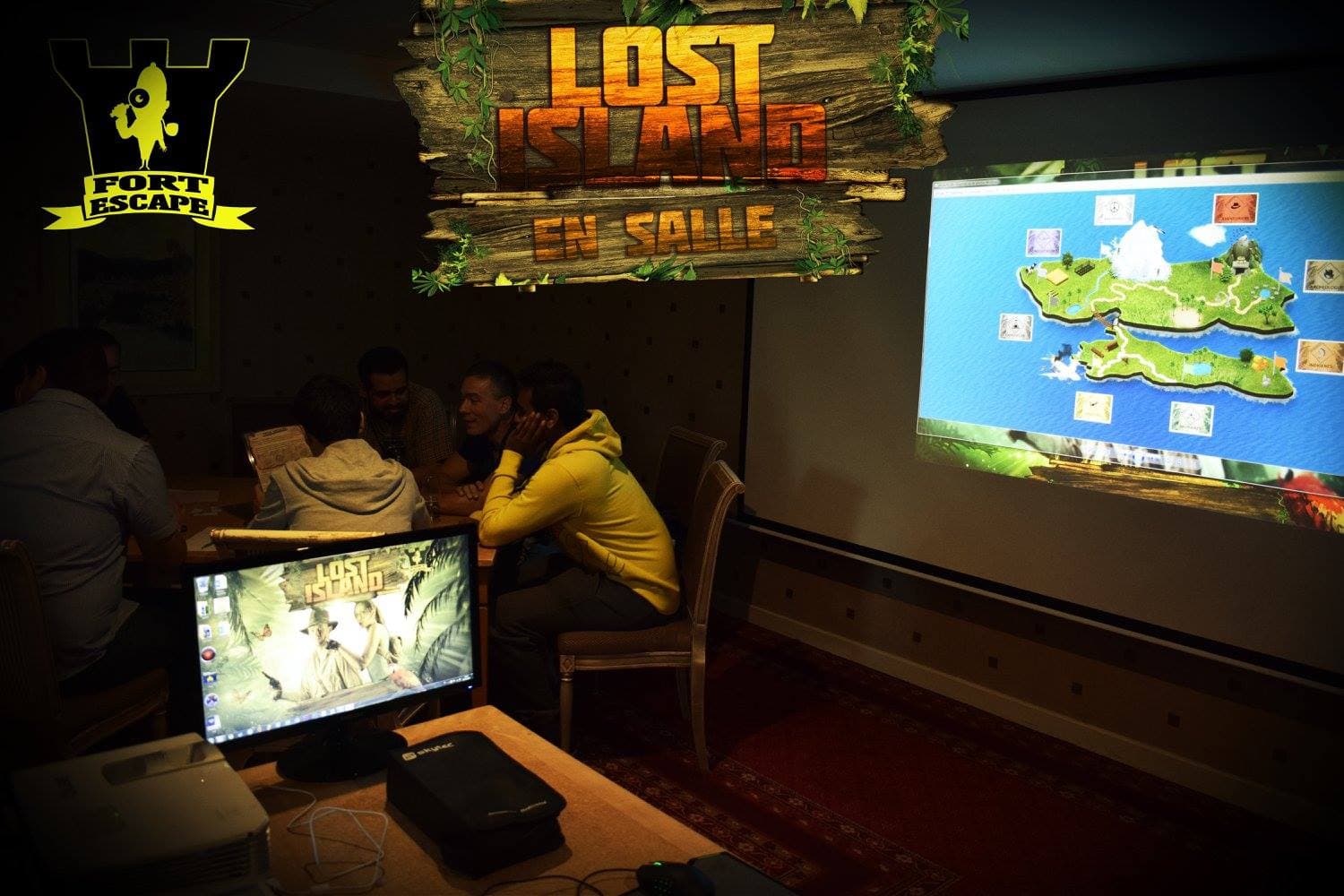 Un Escape game nancy LOST island idiana jones pour les entreprise beaucoup de joueurs accepter et beaucoup de places